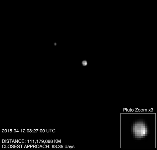 Pluto and its largest moon Charon