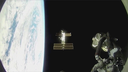 Soyuz docking with the International Space Station